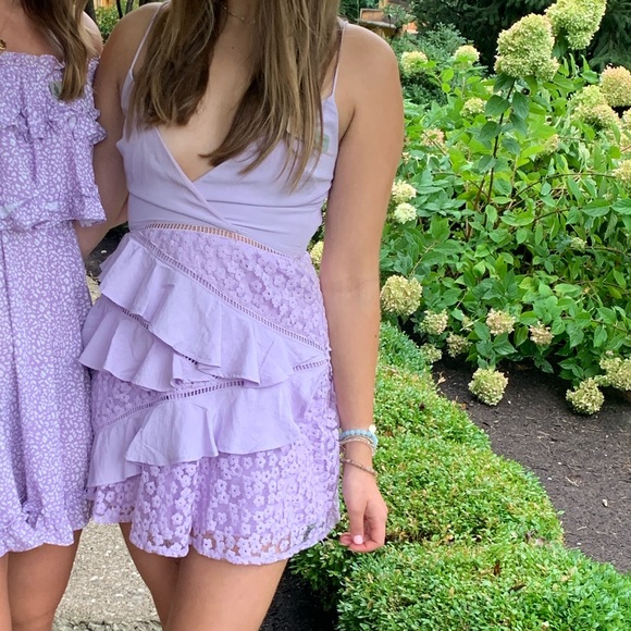 Purple Ruffle Dress - Picture 5 of 5